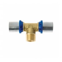 Prandelli Multyrama Тройник с наружной резьбой (20 х 2,0) x 1/2'' профиль H, TH, U