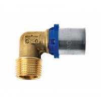 Prandelli Multyrama Угольник 90 с наружной резьбой (20 х 2,0) x 1/2'' профиль H, TH, U