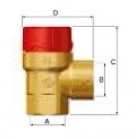 Предохранительный клапан Flopress  1/2 x 1/2-3bar (ст.арт. FL 27005)