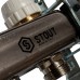 STOUT  Коллектор из нержавеющей стали в сборе с расходомерами 5 вых.